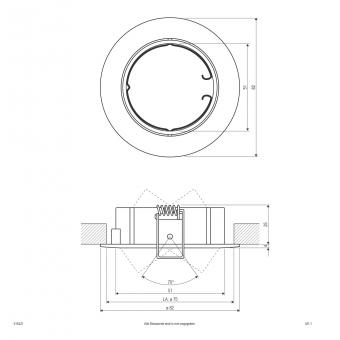 EVN Halogen-NV-Einbauleuchte      515421 