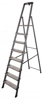 KRAU SECURO-Alu-Leiter 8 Stufen   126467 