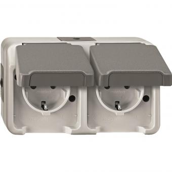 Merten SCHUKO-Doppel-Steck- MEG2320-8029 