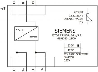 Siemens 6EP13331LB00 SITOP PSU100L 24V/ 