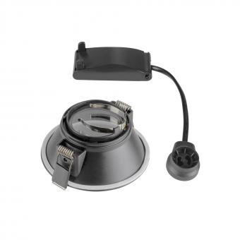 SLV IP HORN 1xGU10 mattschwarz    113160 