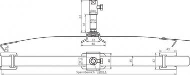 DEHN Halter f. Fangeinrichtungen  123110 
