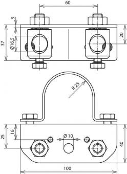 DEHN Befestigungs-Adapter         106326 