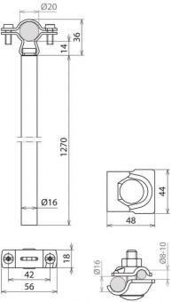 Dehn 105461  DIDH PAE 20 D16 1270 AL V2A 