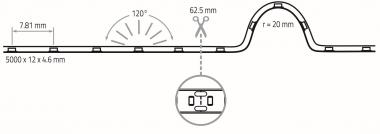 Rutec Flex.LED Strip,24V,          82078 