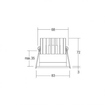 BRUM LED-Einbauleuchte          12035173 