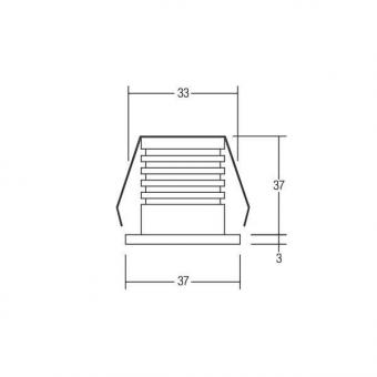 BRUM LED-Lichtpunkt, rund       12053173 