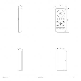 EVN RGB+W-Funkhandsender -    EFDHS4RGBW 