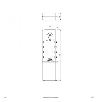 EVN Funk-Handsenders 8-Kanal      FHS815 
