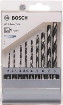 Bosch HSS PointTeQ 9tlg Set   2607002826 