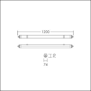 ThornEco LUCY 1200 LED IP66     96630332 