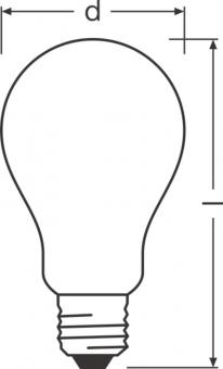 Ledvance LEDCLA150EELA 11.6W 840FILFR 