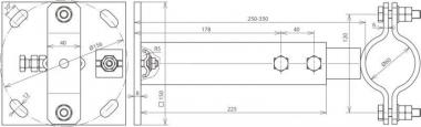 Dehn 105345        WB D60 V250.350 STTZN 