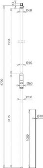 Dehn  SR D50 4700 FSP1000 IP HVI GFK V2A 