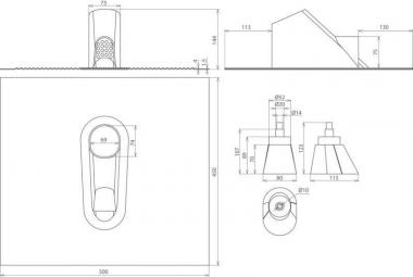 DEHN Dachdurchführungsset schwarz 105245 