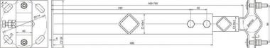DEHN Wandbefestigung St/tZn-NIRO  105343 