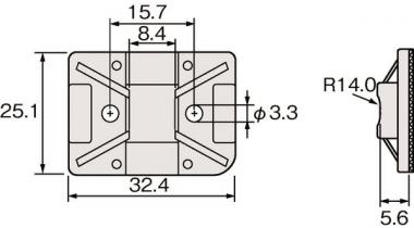 Hellermann TY8G1S-PA66W-BK(100) 