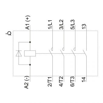 Siemens 3TG10100BB4 Motorschütz EKS 4S 