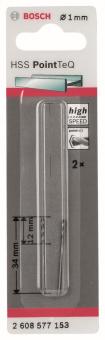 Bosch   HSS-Spiralbohrer PointTeQ 1,0 mm 