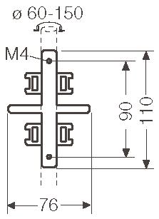 Hensel Mastbefestigung           KV MB 3 