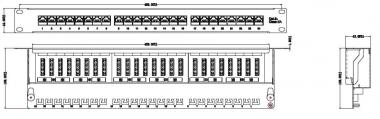 EFB Cat6A 24P Patchpanel LSA    37666.1M 