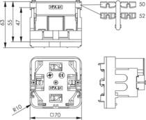 TG Univ.-Geräteeinbauträge   H02010B0014 