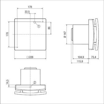 Maico Kleinraumventilator        AKE 150 