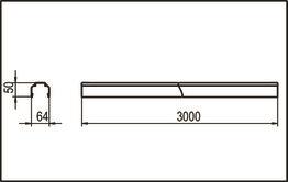 RIDI Tragschiene ws, 7-polige    1500138 
