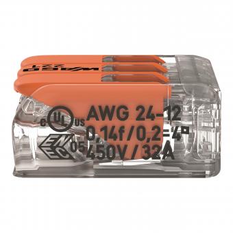 WAGO 221-413 COMPACT-Verbindungsklemme, 
