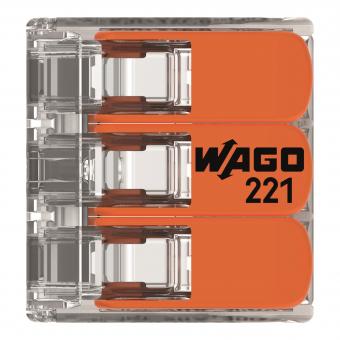 WAGO 221-413 COMPACT-Verbindungsklemme, 