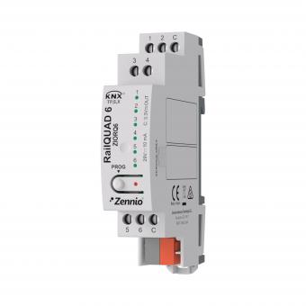 Zennio ZIORQ6 RailQUAD KNX Modul 6A/D 