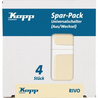 Kopp 4A/W-Schalter RIVO creme  581601056 
