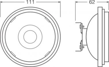 LEDV LED Reflektor 11,7-75W/927 dimmbar 