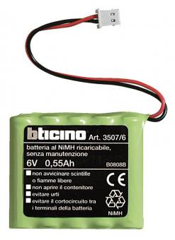 BTicino 3507/6 Akku 6V 0,5Ah 