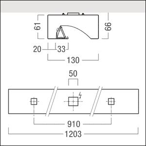 Zumtobel FAW LED4400 840 L1200  42183543 