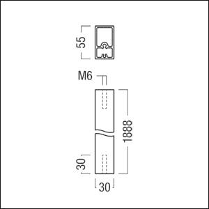 ZUM Standrohr EPURUIA silber    42187080 