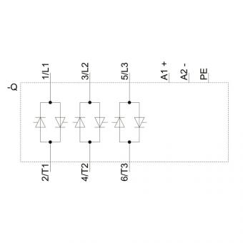 Siemens 3RF24501AC45 Halbleiterschütz 