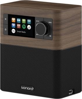 Sonoro Stream walnuß Dekor-schwarz 