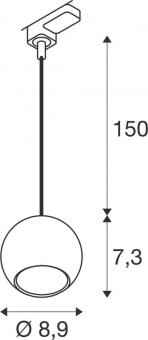 SLV LIGHT EYE  90 3  Pendel-     1008171 