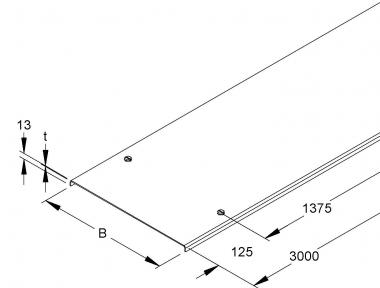 NIED Kabelrinnendeckel          RDVS 100 