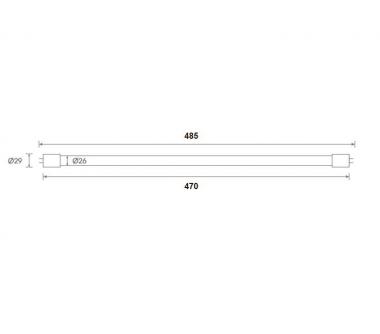 BAIL Ecobasic LED T8 5W/827 G13   143871 