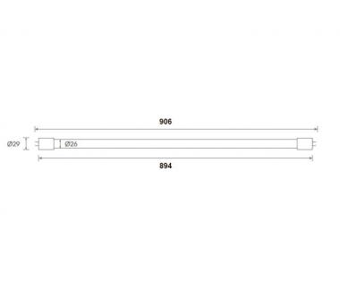 BAIL Ecobasic LED T8 14W/840 G13  142209 