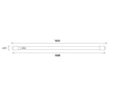 BAIL BAI Ecoplus T8 LED Röhre     145865 