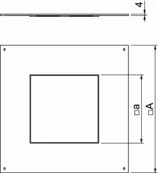 OBO DUG 350-3 4 Montagedeckel 350-2/3 f. 