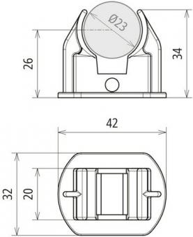 DEHN Adapter D 23mm f. HVI-       253027 