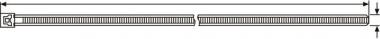 Hellermann LR55R-PA66-RD(25) Kabelbinder 