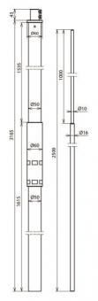 DEHN Stützrohr mit verlängerter F 105306 