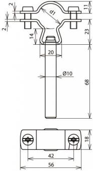 Dehn 253289 LH  LH ZS 20 23 DS10 L75 V2A 