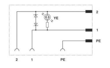 Phoenix 1544714   SACC-V-3CON-M16/A-1L-S 