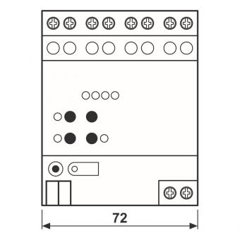 JG KNX Jalousieaktor 2fach     2502REGHE 